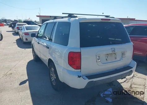 2003 Honda Pilot Ex-L из США, поврежденный, VIN 2HKYF18523H578342